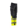Spodnie MASCOT ACCELERATE SAFE Ladies fit DIAMOND - ULTIMATE STRETCH dark navy/hi-vis yellow rozm. 76C36