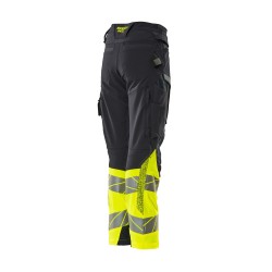 Spodnie MASCOT ACCELERATE SAFE Ladies fit DIAMOND - ULTIMATE STRETCH dark navy/hi-vis yellow rozm. 76C38