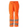 Spodnie zewnętrzne naciągane MASCOT ACCELERATE SAFE breathable - wind- and waterproof hi-vis orange rozm. 2XL