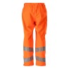 Spodnie zewnętrzne naciągane MASCOT ACCELERATE SAFE breathable - wind- and waterproof hi-vis orange rozm. 2XL