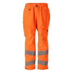 Spodnie zewnętrzne naciągane MASCOT ACCELERATE SAFE breathable - wind- and waterproof hi-vis orange rozm. 3XL