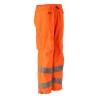 Spodnie zewnętrzne naciągane MASCOT ACCELERATE SAFE breathable - wind- and waterproof hi-vis orange rozm. 4XL