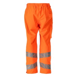 Spodnie zewnętrzne naciągane MASCOT ACCELERATE SAFE breathable - wind- and waterproof hi-vis orange rozm. 4XL