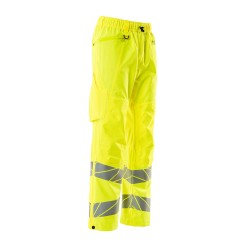 Spodnie zewnętrzne naciągane MASCOT ACCELERATE SAFE breathable - wind- and waterproof hi-vis yellow rozm. S