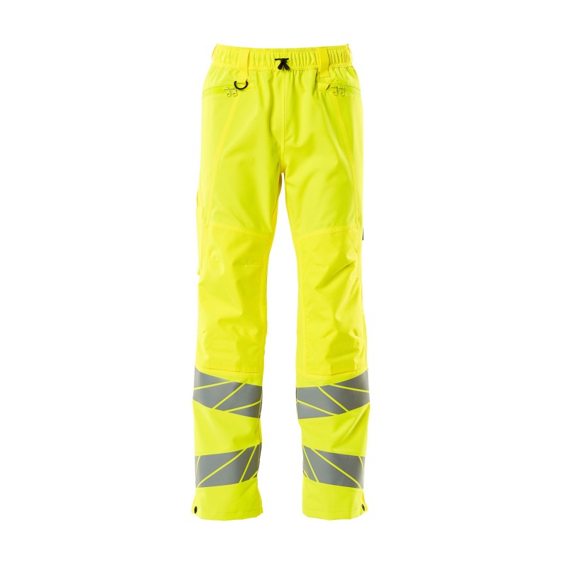 Spodnie zewnętrzne naciągane MASCOT ACCELERATE SAFE breathable - wind- and waterproof hi-vis yellow rozm. XL