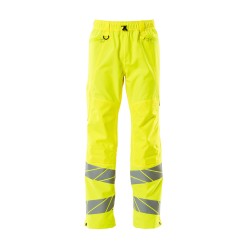 Spodnie zewnętrzne naciągane MASCOT ACCELERATE SAFE breathable - wind- and waterproof hi-vis yellow rozm. 2XL
