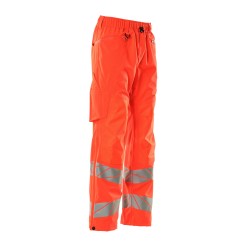 Spodnie zewnętrzne naciągane MASCOT ACCELERATE SAFE breathable - wind- and waterproof hi-vis red rozm. S