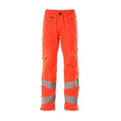 Spodnie zewnętrzne naciągane MASCOT ACCELERATE SAFE breathable - wind- and waterproof hi-vis red rozm. M