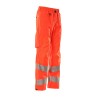 Spodnie zewnętrzne naciągane MASCOT ACCELERATE SAFE breathable - wind- and waterproof hi-vis red rozm. M