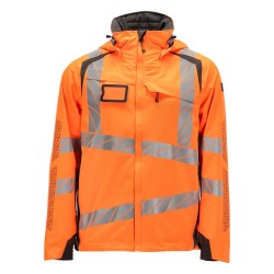 Kurtka MASCOT ACCELERATE SAFE breathable - wind- and waterproof - two-toned hi-vis orange/dark anthracite rozm. 4XL