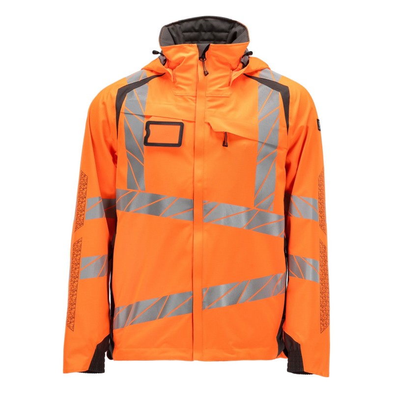 Kurtka MASCOT ACCELERATE SAFE breathable - wind- and waterproof - two-toned hi-vis orange/dark anthracite rozm. 4XL