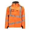 Kurtka MASCOT ACCELERATE SAFE breathable - wind- and waterproof - two-toned hi-vis orange/dark anthracite rozm. 4XL