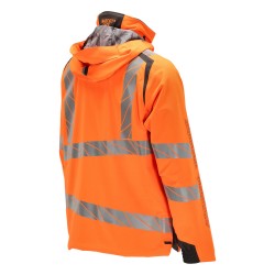 Kurtka MASCOT ACCELERATE SAFE breathable - wind- and waterproof - two-toned hi-vis orange/dark anthracite rozm. 4XL