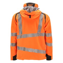 Kurtka MASCOT ACCELERATE SAFE breathable - wind- and waterproof - two-toned hi-vis orange/dark anthracite rozm. 4XL