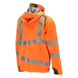 Kurtka MASCOT ACCELERATE SAFE breathable - wind- and waterproof - two-toned hi-vis orange/moss green rozm. 5XL