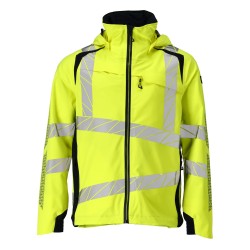 Kurtka MASCOT ACCELERATE SAFE breathable - wind- and waterproof - two-toned hi-vis yellow/dark navy rozm. 4XL
