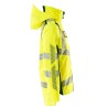 Kurtka MASCOT ACCELERATE SAFE breathable - wind- and waterproof - two-toned hi-vis yellow/dark petroleum rozm. XL
