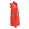 Kurtka MASCOT ACCELERATE SAFE breathable - wind- and waterproof - two-toned hi-vis red/dark navy rozm. L