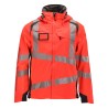 Kurtka MASCOT ACCELERATE SAFE breathable - wind- and waterproof - two-toned hi-vis red/dark anthracite rozm. 4XL