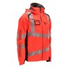 Kurtka MASCOT ACCELERATE SAFE breathable - wind- and waterproof - two-toned hi-vis red/dark anthracite rozm. 4XL