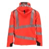 Kurtka MASCOT ACCELERATE SAFE breathable - wind- and waterproof - two-toned hi-vis red/dark anthracite rozm. 4XL
