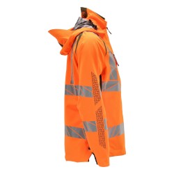 Kurtka MASCOT ACCELERATE SAFE Ladies fit - breathable - wind- and waterproof - two-toned hi-vis orange/moss green rozm. 4XL