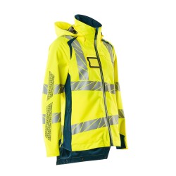 Kurtka MASCOT ACCELERATE SAFE Ladies fit - breathable - wind- and waterproof - two-toned hi-vis yellow/dark petroleum rozm. XL