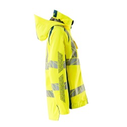 Kurtka MASCOT ACCELERATE SAFE Ladies fit - breathable - wind- and waterproof - two-toned hi-vis yellow/dark petroleum rozm. XL