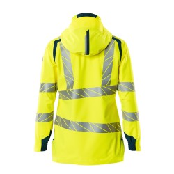Kurtka MASCOT ACCELERATE SAFE Ladies fit - breathable - wind- and waterproof - two-toned hi-vis yellow/dark petroleum rozm. XL