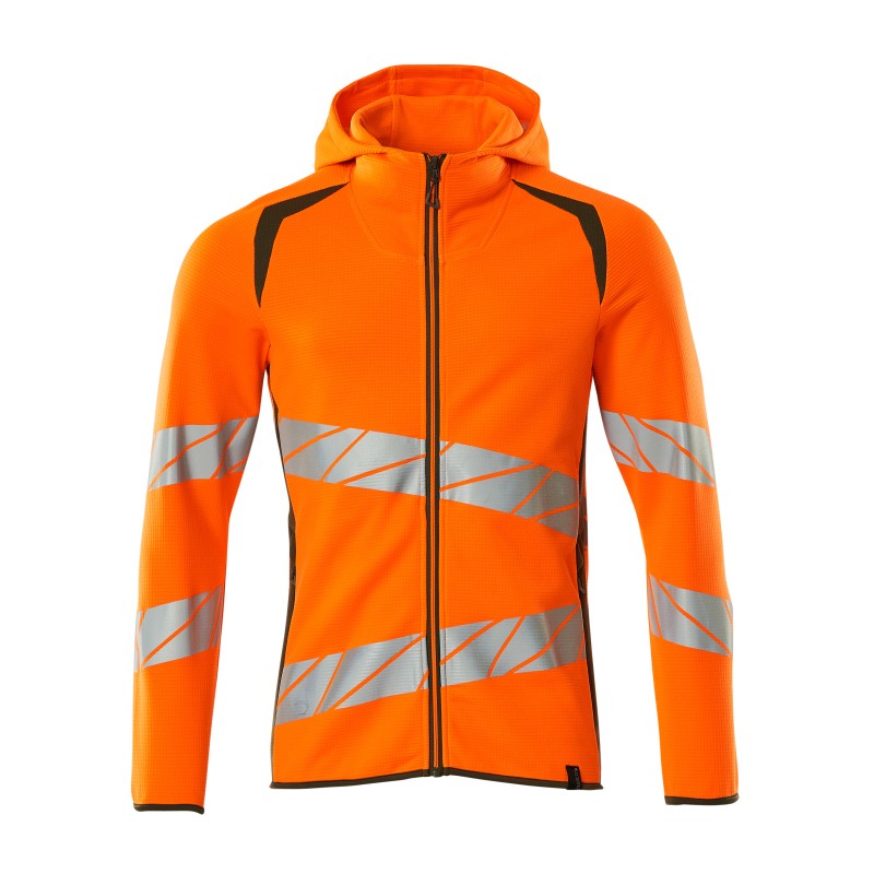 Bluza MASCOT ACCELERATE SAFE Premium - Modern fit - two-toned hi-vis orange/moss green rozm. XL