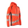Bluza MASCOT ACCELERATE SAFE Premium - Modern fit - two-toned hi-vis red/dark navy rozm. XS