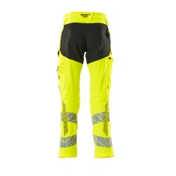 Spodnie MASCOT ACCELERATE SAFE ULTIMATE STRETCH - water-repellent - two-toned hi-vis yellow/black rozm. 90C58