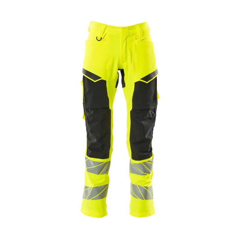 Spodnie MASCOT ACCELERATE SAFE ULTIMATE STRETCH - water-repellent - two-toned hi-vis yellow/black rozm. 76C47