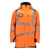 Parka MASCOT ACCELERATE SAFE breathable - wind- and waterproof - CLIMASCOT-lining - two-toned hi-vis orange/dark navy rozm. 4XL