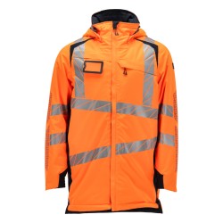 Parka MASCOT ACCELERATE SAFE breathable - wind- and waterproof - CLIMASCOT-lining - two-toned hi-vis orange/dark navy rozm. 5XL
