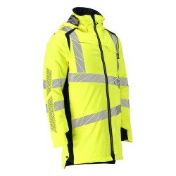 Parka MASCOT ACCELERATE SAFE breathable - wind- and waterproof - CLIMASCOT-lining - two-toned hi-vis yellow/dark navy rozm. 4XL