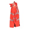 Parka MASCOT ACCELERATE SAFE breathable - wind- and waterproof - CLIMASCOT-lining - two-toned hi-vis red/dark navy rozm. 4XL
