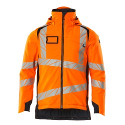 Kurtka zimowa MASCOT ACCELERATE SAFE breathable - wind- and waterproof - CLIMASCOT-lining - two-toned hi-vis orange/dark navy 