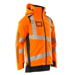 Kurtka zimowa MASCOT ACCELERATE SAFE breathable - wind- and waterproof - CLIMASCOT-lining - two-toned hi-vis orange/dark navy 