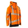 Kurtka zimowa MASCOT ACCELERATE SAFE breathable - wind- and waterproof - CLIMASCOT-lining - two-toned hi-vis orange/dark navy 