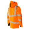 Kurtka zimowa MASCOT ACCELERATE SAFE breathable - wind- and waterproof - CLIMASCOT-lining - two-toned hi-vis orange/dark navy 