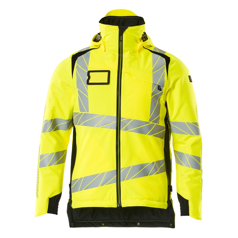 Kurtka zimowa MASCOT ACCELERATE SAFE breathable - wind- and waterproof - CLIMASCOT-lining - two-toned hi-vis yellow/black rozm.S