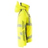 Kurtka zimowa MASCOT ACCELERATE SAFE breathable - wind- and waterproof - CLIMASCOT-lining - two-toned hi-vis yellow/black rozm.S
