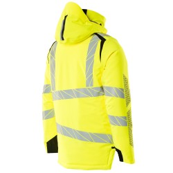 Kurtka zimowa MASCOT ACCELERATE SAFE breathable - wind- and waterproof - CLIMASCOT-lining - two-toned hi-vis yellow/black rozm.S