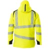 Kurtka zimowa MASCOT ACCELERATE SAFE breathable - wind- and waterproof - CLIMASCOT-lining - two-toned hi-vis yellow/black rozm.S