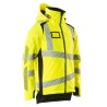 Kurtka zimowa MASCOT ACCELERATE SAFE breathable - wind- and waterproof - CLIMASCOT-lining - two-toned hi-vis yellow/black rozm.M