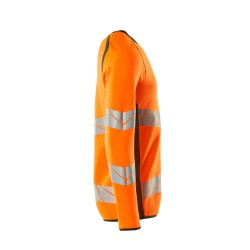 Bluza MASCOT ACCELERATE SAFE Premium - Modern fit - two-toned hi-vis orange/moss green rozm.2XL