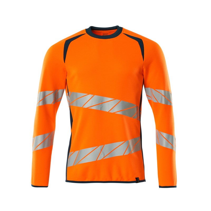 Bluza MASCOT ACCELERATE SAFE Premium - Modern fit - two-toned hi-vis orange/dark petroleum rozm. XS