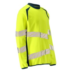 Bluza MASCOT ACCELERATE SAFE Premium - Modern fit - two-toned hi-vis yellow/dark petroleum rozm. 4XL