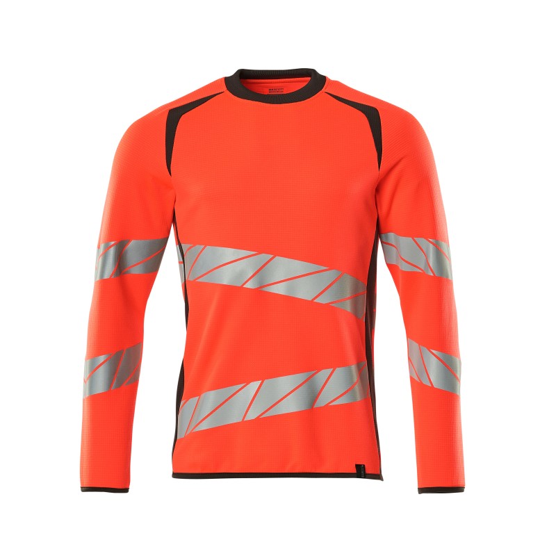 Bluza MASCOT ACCELERATE SAFE Premium - Modern fit - two-toned hi-vis red/dark anthracite rozm. 5XL